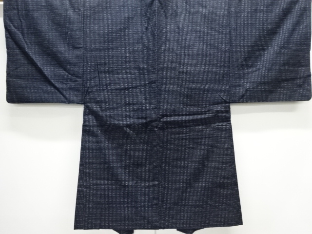 JAPANESE KIMONO / ANTIQUE MENS HAORI / COTTON / KURUME SHOSEI KASURI